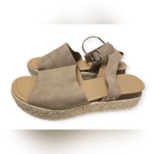 Women's size 11 tan espadrille sandals